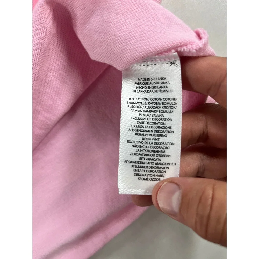 Polo Ralph Lauren Mens Pink Big Pony Short Sleeve Polo Shirt 2XB Big & Tall